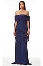 view 2 of 4 Elizabeth Taylor Gown in Midnight Blue