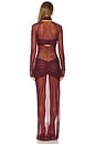 view 5 of 6 The Starlite Dress in Garnet in Chianti