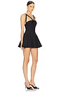 view 2 of 3 Petite Duchess Mini Dress in Noir