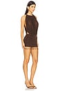 view 2 of 4 La Piscine Mini Dress in Brown