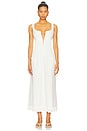 view 1 of 4 Pin Tuck Eyelet Dress in Ivory