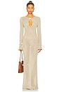 view 1 of 3 Rose Pointelle Dress in Kitten Grey