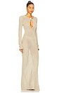 view 2 of 3 Rose Pointelle Dress in Kitten Grey