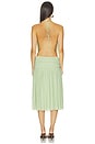 view 3 of 3 La Piscine Lady Length Dress in Pistachio