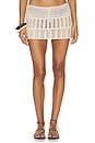 view 1 of 6 Sicilia Mini Skirt in Light Blush