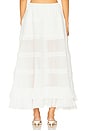 view 4 of 6 Mirage Bustle Skirt in Ivory in White Rose