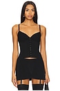 view 1 of 4 Boudoir Knit Camisole Top in Black