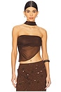 view 1 of 5 Deity Top in Brown