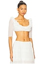 view 2 of 4 The Mirage Top in White Rose