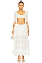 view 4 of 4 The Mirage Top in White Rose
