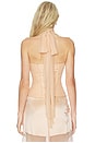 view 5 of 7 Matte Silk Chiffon Daydream Top in Honey