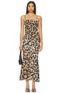view 1 of 3 Fauve Long Dress in Leopard Print
