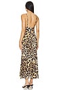 view 3 of 3 Fauve Long Dress in Leopard Print
