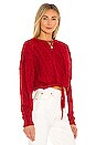 view 2 of 4 Adele Sweater in Red