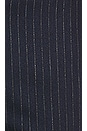 view 5 of 5 Melissa Pant in Navy Blue Pinstripe