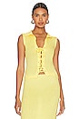view 1 of 4 Portcros Sleeveless Top in Yellow