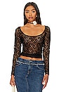 view 1 of 4 Corsica Lace Top in Black