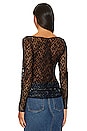 view 3 of 4 Corsica Lace Top in Black