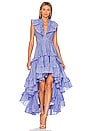 view 1 of 3 Botanic Dress in Iris Blue