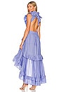 view 3 of 3 Botanic Dress in Iris Blue
