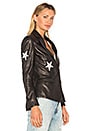 view 3 of 6 Star Leather Blazer in Black