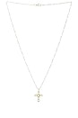 view 1 of 3 Cross Chain Necklace in Silver 925 & Mother Of Pearl