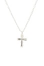 view 3 of 3 Cross Chain Necklace in Silver 925 & Mother Of Pearl