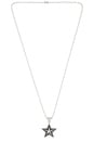view 1 of 3 COLLIER CHAÎNE STAR in Silver 925