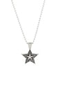 view 2 of 3 COLLIER CHAÎNE STAR in Silver 925