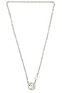 view 1 of 3 MARINER CHAIN & WHEEL 목걸이 in Silver 925 & 14k Gold Plated