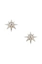 view 1 of 2 Hempstar Earrings 8mm in Silver 925