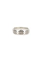 view 2 of 2 Flower Ring in Silver 925