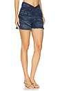 view 2 of 6 Bias V Shape Mini Shorts in Deep Blue