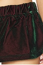 view 6 of 6 College Shorts in Green & Pink Two Tone