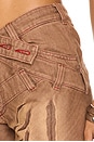 view 7 of 7 Skinny Bias Cut in Mocha Fossil