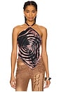 view 1 of 4 Bandana Top in Rosé Twilight