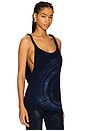 view 3 of 6 Twisted Straps Top in Rodeo Midnight Indigo