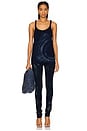 view 6 of 6 Twisted Straps Top in Rodeo Midnight Indigo