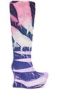 view 2 of 6 Drapey Slouch Boots in Twilight Amethyst Waves