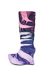 view 6 of 6 Drapey Slouch Boots in Twilight Amethyst Waves