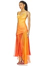 view 3 of 4 Birdie Dress in Orange