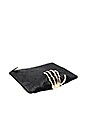 view 4 of 5 Montana Skull Clutch in Black & Gold