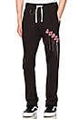 view 1 of 5 PANTALON SWEAT ANGER in Black