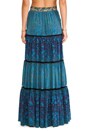view 3 of 3 Tiered Maxi Skirt in Feather & Degrade