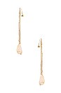view 2 of 3 PENDIENTES DE CLIP SUNFLOWER in Raffia
