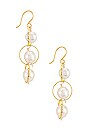 view 2 of 2 Tres Vidas Earrings in Gold