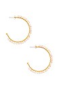 view 2 of 2 PERLAS DE AMOR 귀걸이 in Gold