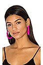 view 1 of 3 Candongas Petit Earrings in Fuchsia