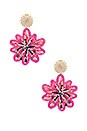 view 2 of 3 PENDIENTES DE FLORES PASIONARIA in Pink