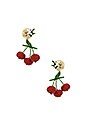 view 1 of 2 Cerezas Silvestres Earring in Red